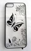 Capa Transparente com desenho de borboleta Iphone 5.