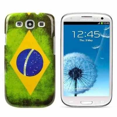 Capa de acrílico tema BRASIL Galaxy S3